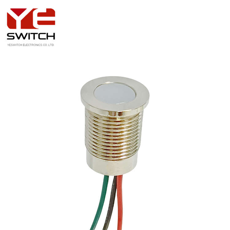 14mmLED信号灯 工程机械面板防水指示灯